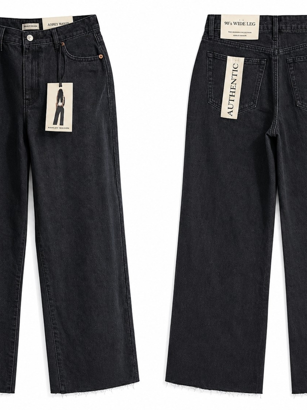 Ashley Mason Black Bootcut Women's Jeans